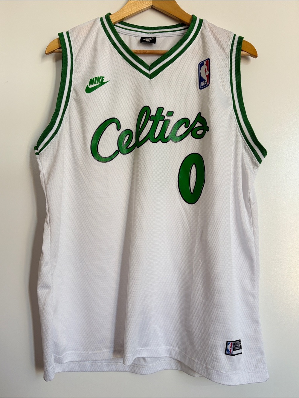 Nike Jayson Tatum Boston Celtics Jersey White Alternate Classic Size 50 XL
